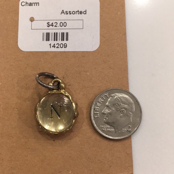 Intra Insignia initial charm “N” waxing poetic. - Picture 3 of 3